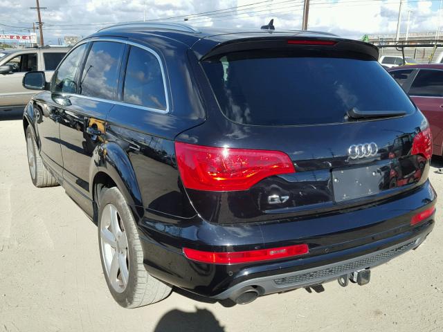 WA1DGAFE5CD003134 - 2012 AUDI Q7 PRESTIG BLACK photo 3