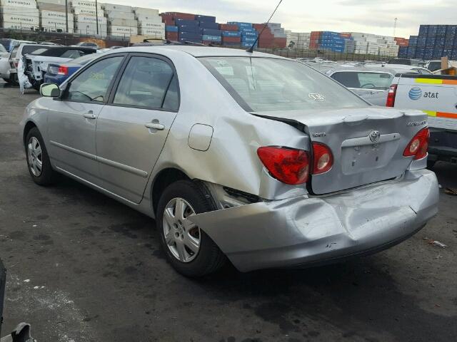 1NXBR32E18Z967922 - 2008 TOYOTA COROLLA CE SILVER photo 3