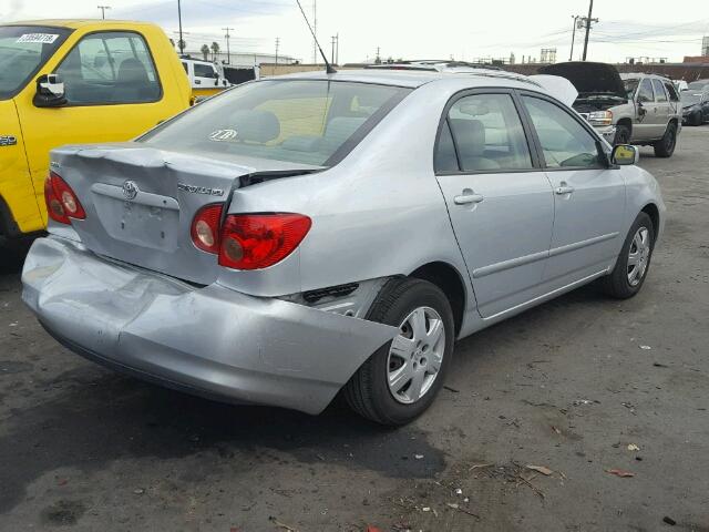 1NXBR32E18Z967922 - 2008 TOYOTA COROLLA CE SILVER photo 4