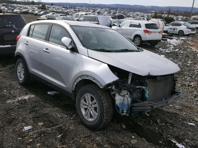 KNDPB3A27B7091241 - 2011 KIA SPORTAGE L SILVER photo 1