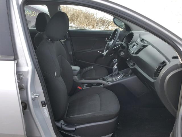 KNDPB3A27B7091241 - 2011 KIA SPORTAGE L SILVER photo 5