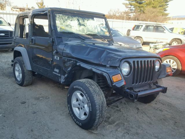 1J4FA39S05P357751 - 2005 JEEP WRANGLER X BLACK photo 1