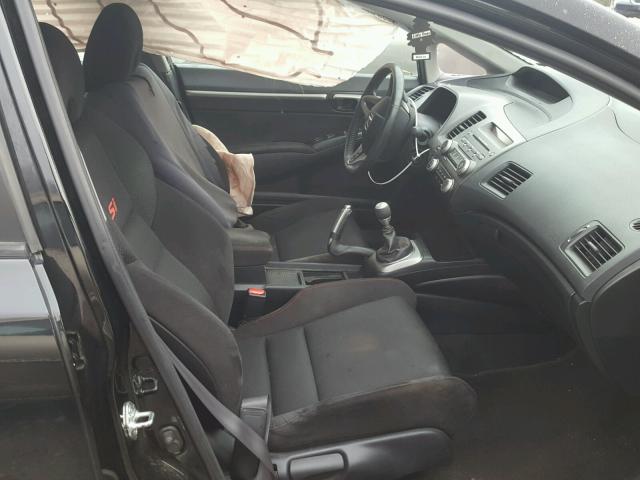 2HGFA555X9H700398 - 2009 HONDA CIVIC SI BLACK photo 5