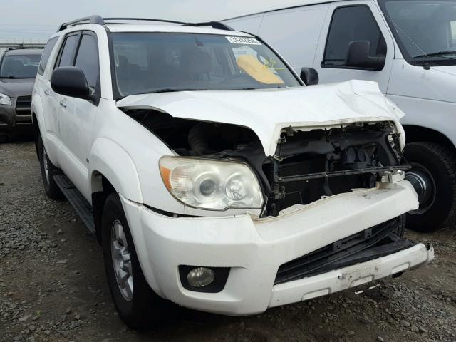 JTEZU14R278085330 - 2007 TOYOTA 4RUNNER SR WHITE photo 1