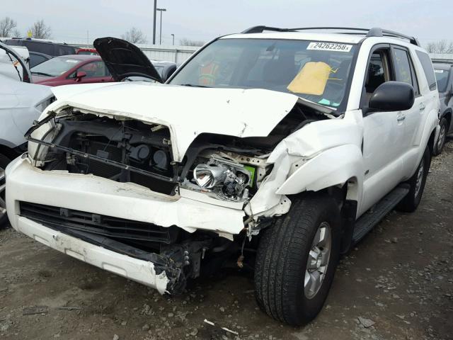 JTEZU14R278085330 - 2007 TOYOTA 4RUNNER SR WHITE photo 2