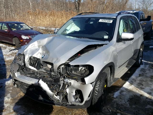 5UXZV4C5XCL992298 - 2012 BMW X5 XDRIVE3 SILVER photo 2