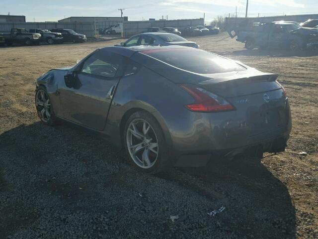 JN1AZ4EH5CM563447 - 2012 NISSAN 370Z BASE GRAY photo 3