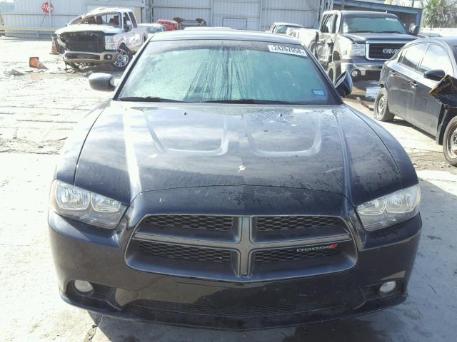 2C3CDXHG4DH525208 - 2013 DODGE CHARGER SX BLACK photo 9