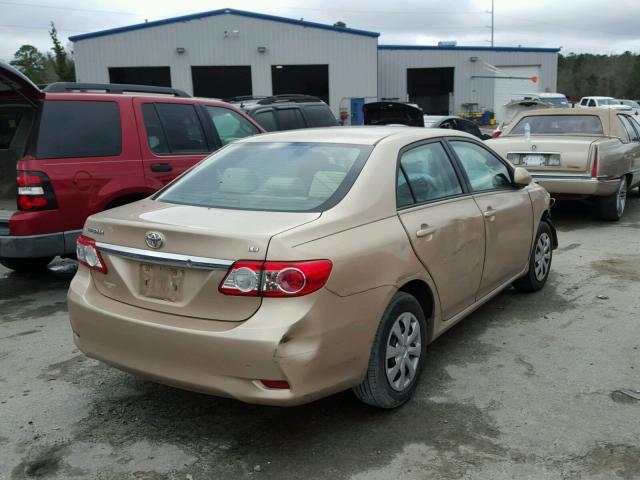 2T1BU4EE8BC748657 - 2011 TOYOTA COROLLA BA GOLD photo 4