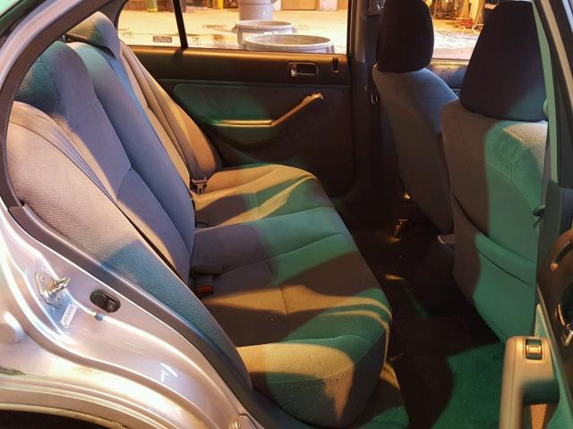 2HGES26792H551933 - 2002 HONDA CIVIC EX ვერცხლისფერი ფოტო 6