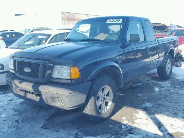 1FTZR45E04PA49981 - 2004 FORD RANGER SUP BLACK photo 2