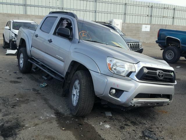 3TMLU4EN1FM171424 - 2015 TOYOTA TACOMA DOU SILVER photo 1