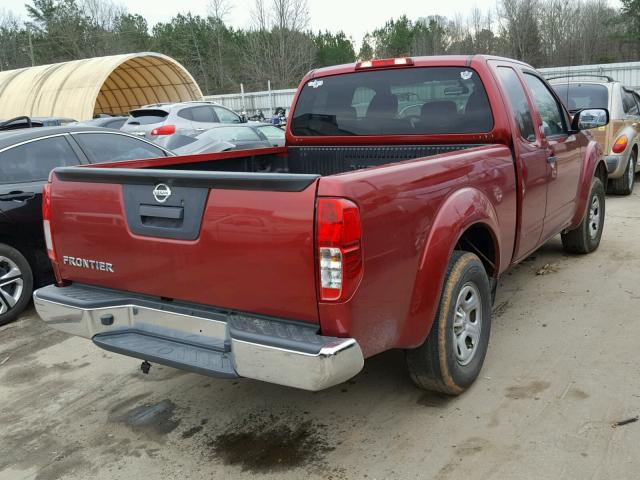 1N6BD0CT6DN739236 - 2013 NISSAN FRONTIER S RED photo 4