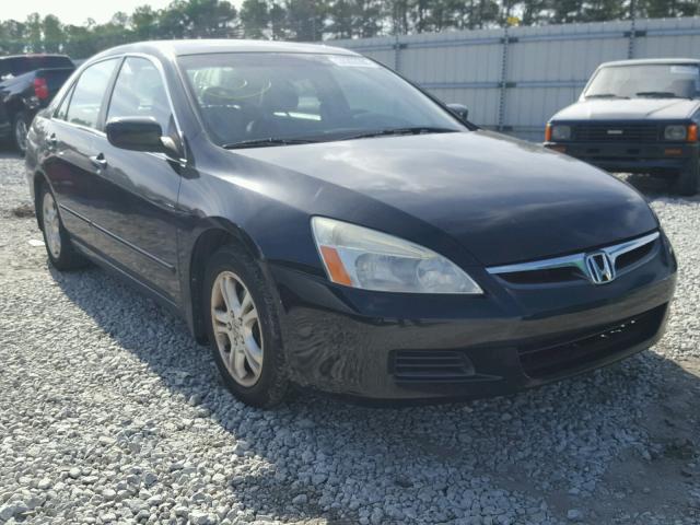 1HGCM56807A004809 - 2007 HONDA ACCORD EX BLACK photo 1