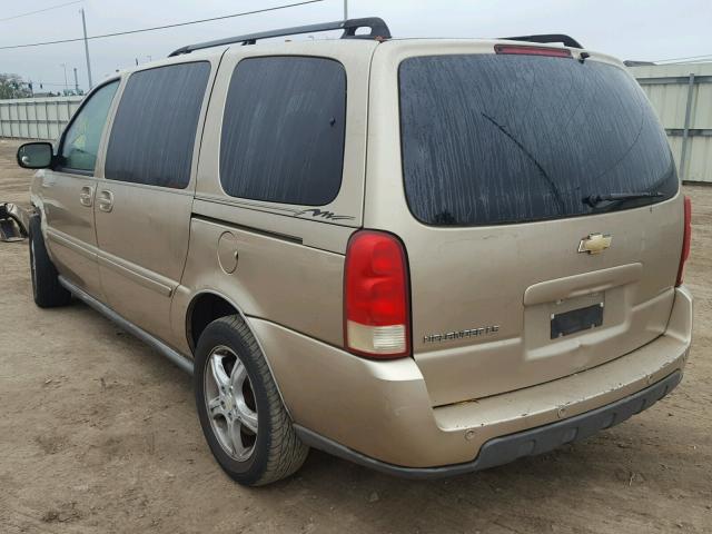 1GNDV23L05D189244 - 2005 CHEVROLET UPLANDER L 金色 照片 3