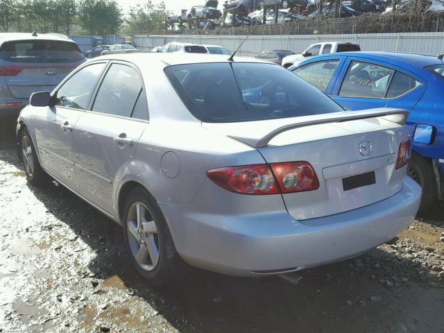 1YVFP80C445N76921 - 2004 MAZDA 6 I SILVER photo 3