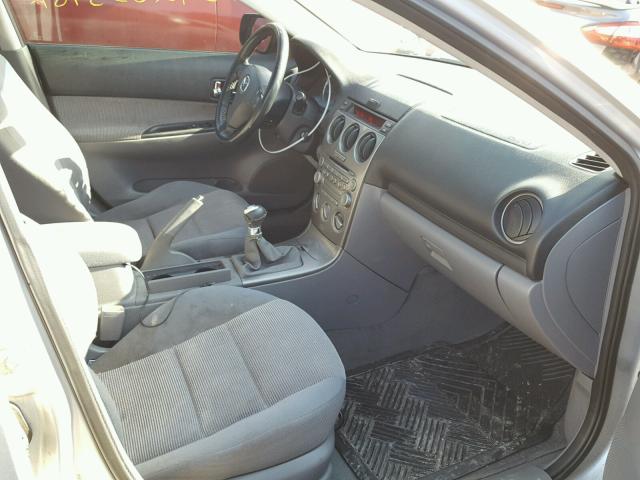 1YVFP80C445N76921 - 2004 MAZDA 6 I SILVER photo 5