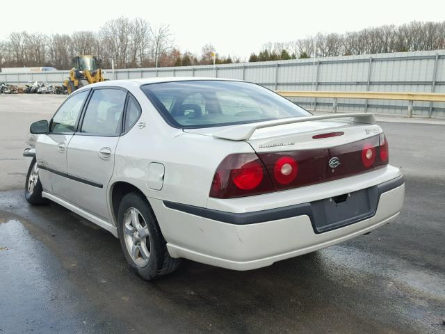 2G1WH52K639354011 - 2003 CHEVROLET IMPALA LS WHITE photo 3