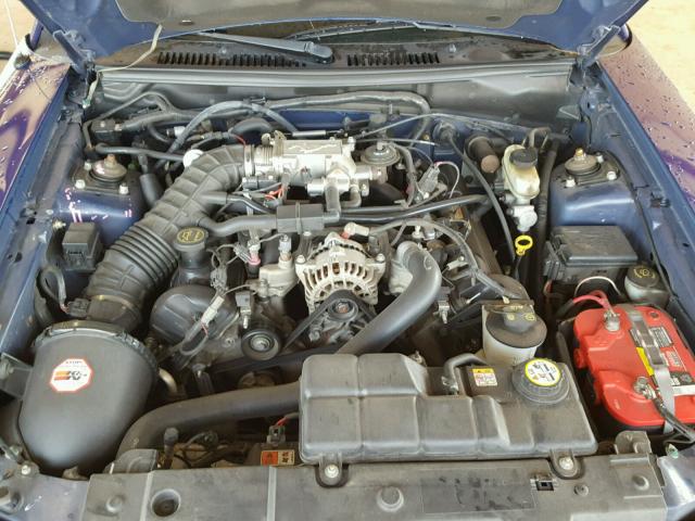 1FAFP42X64F224017 - 2004 FORD MUSTANG GT BLUE photo 7