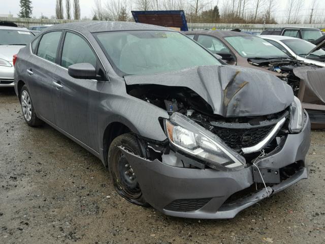 3N1AB7AP4GL653305 - 2016 NISSAN SENTRA S GRAY photo 1