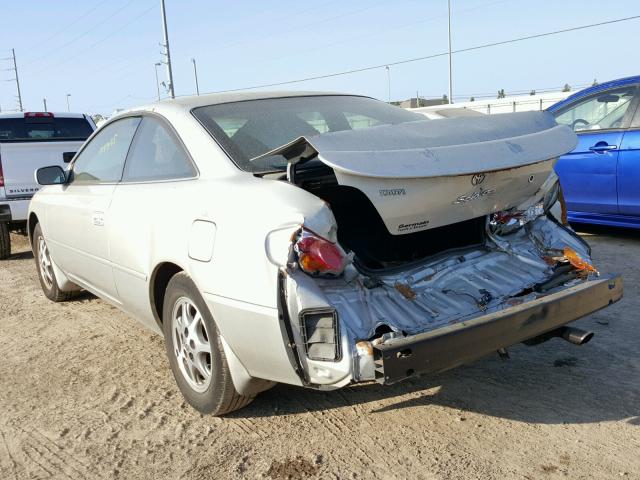 2T1CE22P93C025378 - 2003 TOYOTA CAMRY SOLA SILVER photo 3