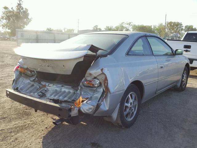 2T1CE22P93C025378 - 2003 TOYOTA CAMRY SOLA SILVER photo 4