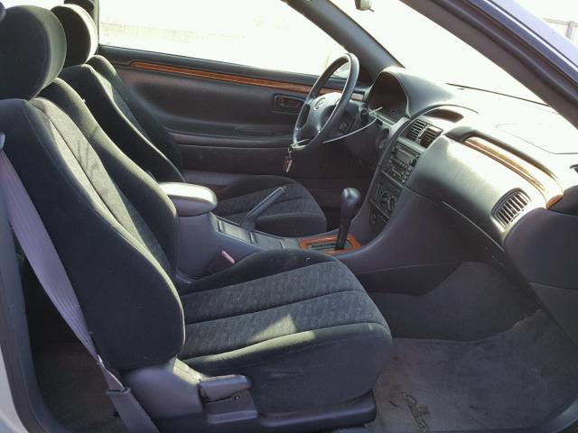 2T1CE22P93C025378 - 2003 TOYOTA CAMRY SOLA SILVER photo 5