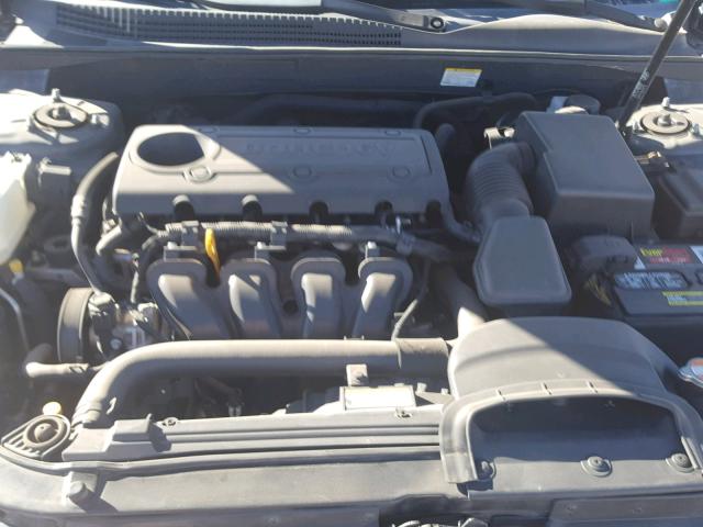 5NPET46C69H470832 - 2009 HYUNDAI SONATA GLS BLUE photo 7