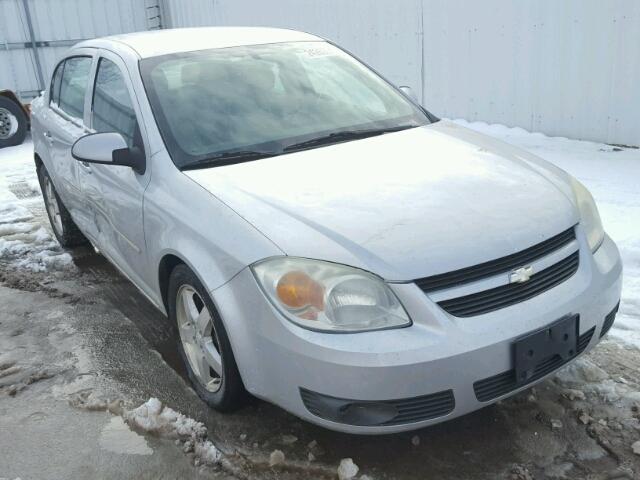 1G1AL52F957538178 - 2005 CHEVROLET COBALT LS SILVER photo 1