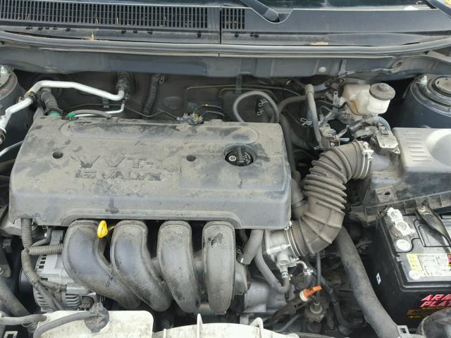 2T1KR32E37C682428 - 2007 TOYOTA COROLLA MA GRAY photo 7