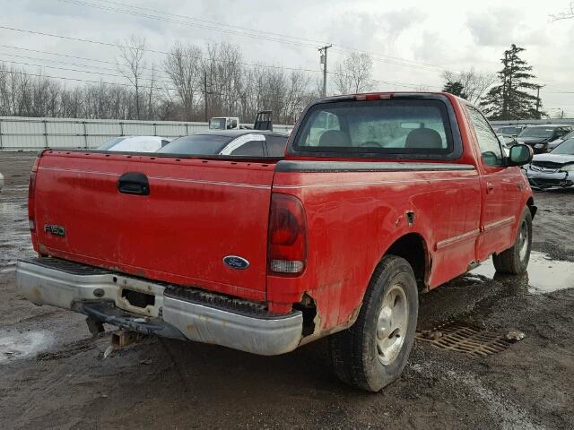 1FTZF17W5WNB77399 - 1998 FORD F150 RED photo 4