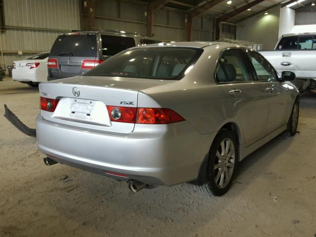 JH4CL96838C021424 - 2008 ACURA TSX SILVER photo 4