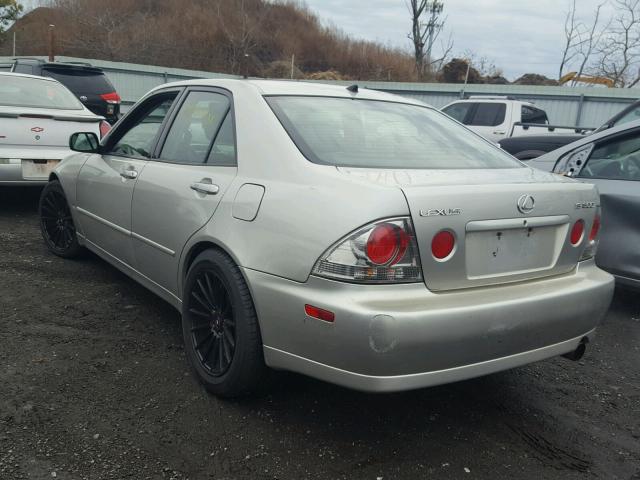 JTHBD182810013605 - 2001 LEXUS IS 300 SILVER photo 3