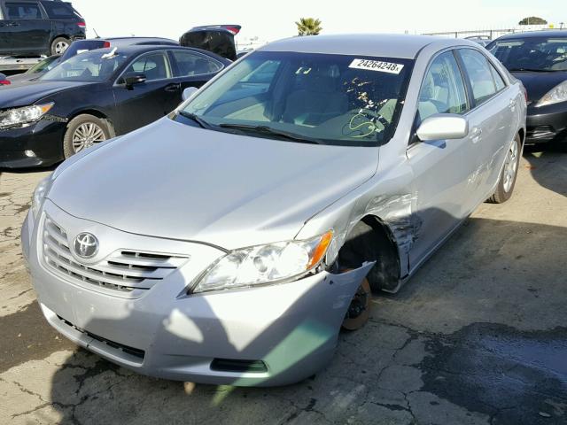 4T1BE46K87U609992 - 2007 TOYOTA CAMRY NEW SILVER photo 2