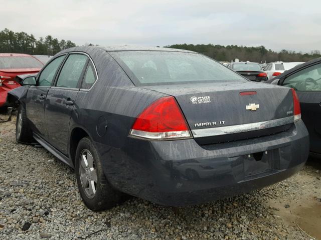 2G1WT57K291216108 - 2009 CHEVROLET IMPALA 1LT BLUE photo 3