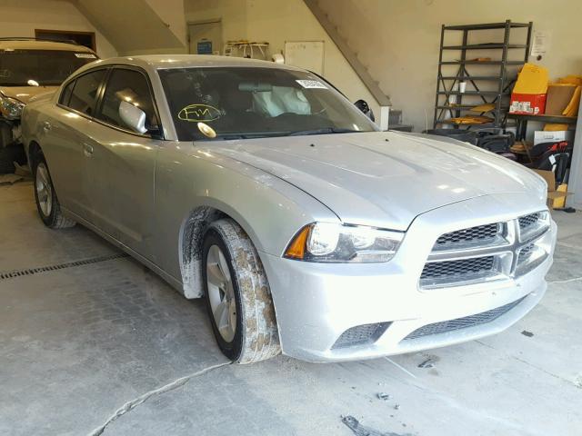 2C3CDXBG7CH296689 - 2012 DODGE CHARGER SE SILVER photo 1