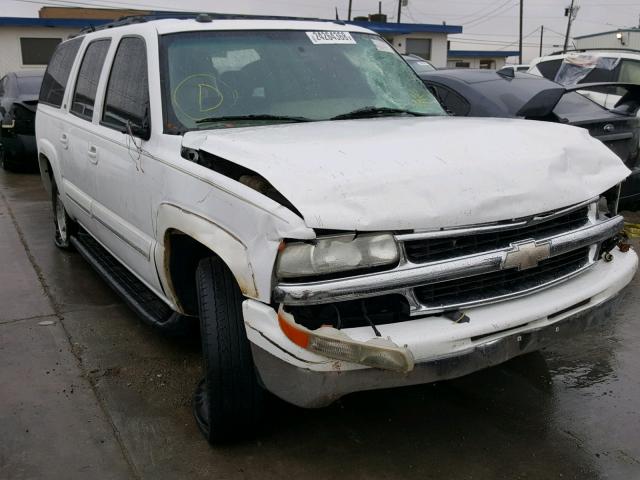 1GNEC16Z55R117852 - 2005 CHEVROLET SUBURBAN C WHITE photo 1