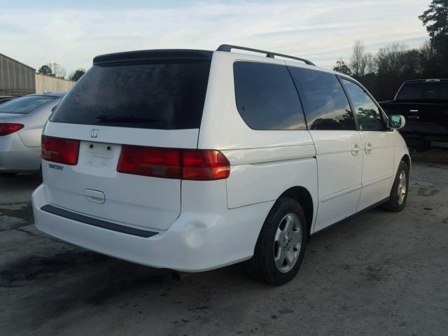 2HKRL18661H607456 - 2001 HONDA ODYSSEY EX WHITE photo 4