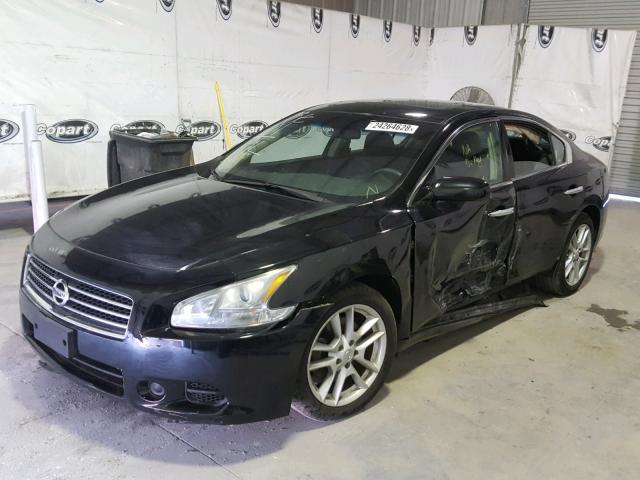 1N4AA51E79C839766 - 2009 NISSAN MAXIMA S BLACK photo 2