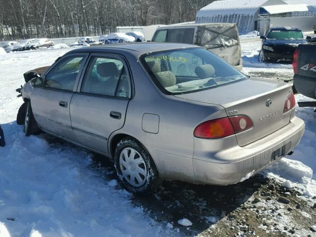 2T1BR12E31C409999 - 2001 TOYOTA COROLLA CE TAN photo 3