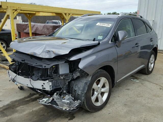 JTJBK1BA9E2039533 - 2014 LEXUS RX 350 GRAY photo 2