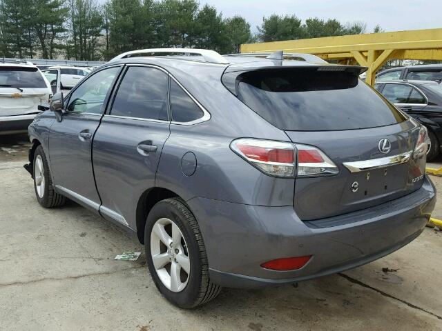 JTJBK1BA9E2039533 - 2014 LEXUS RX 350 GRAY photo 3