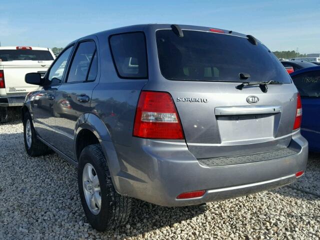 KNDJD735785847038 - 2008 KIA SORENTO EX BLUE photo 3