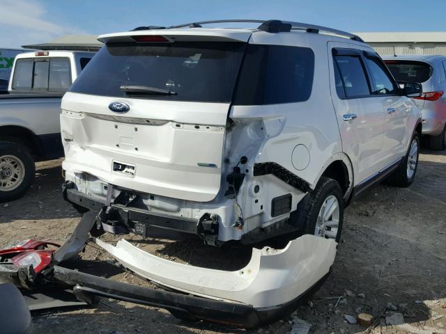 1FM5K8D80FGC11483 - 2015 FORD EXPLORER X WHITE photo 4