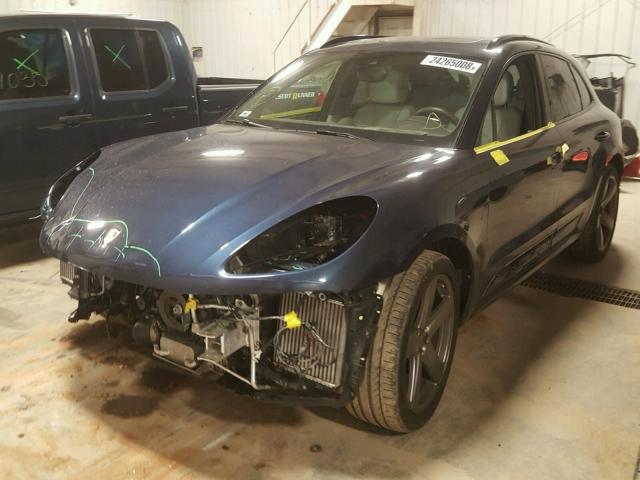 WP1AF2A56FLB97206 - 2015 PORSCHE MACAN TURB BLUE photo 2