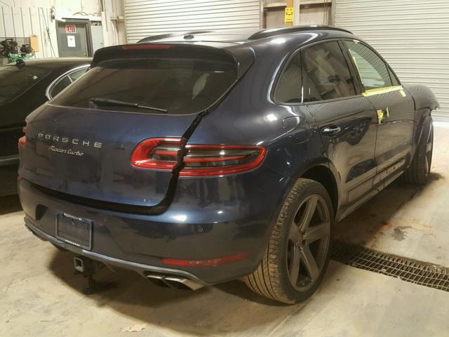 WP1AF2A56FLB97206 - 2015 PORSCHE MACAN TURB BLUE photo 4