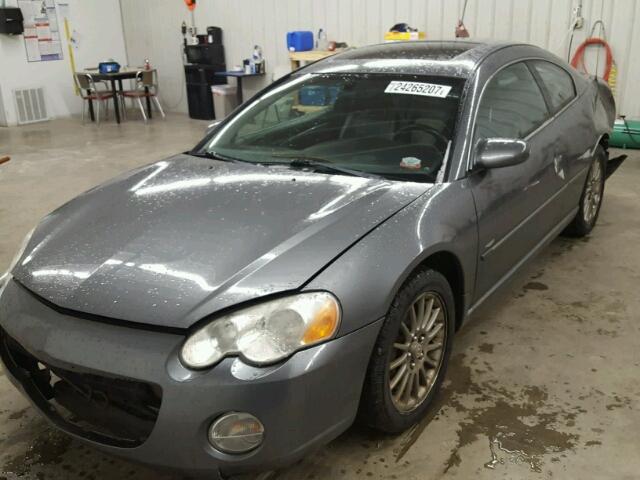 4C3AG52H64E043740 - 2004 CHRYSLER SEBRING LI GRAY photo 2