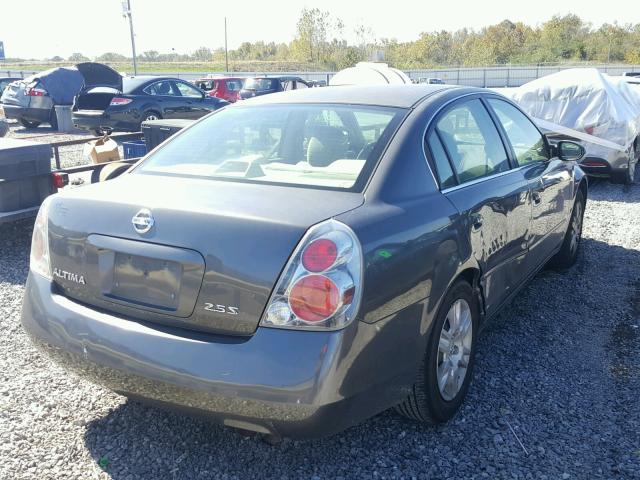 1N4AL11DX6C146695 - 2006 NISSAN ALTIMA S GRAY photo 4