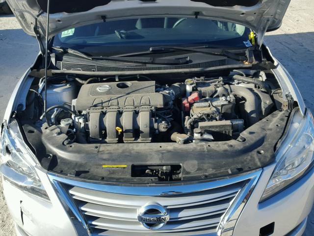 3N1AB7AP7FY266121 - 2015 NISSAN SENTRA S SILVER photo 7