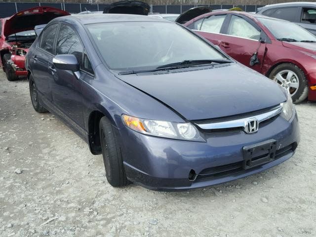 JHMFA36208S009426 - 2008 HONDA CIVIC HYBR BLUE photo 1